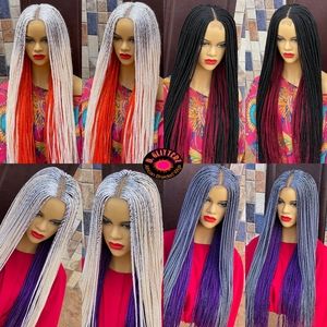 AFRICAN BRAIDED WIGS ON CLOSURE